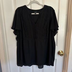 GUC Torrid Elegant Black Blouse